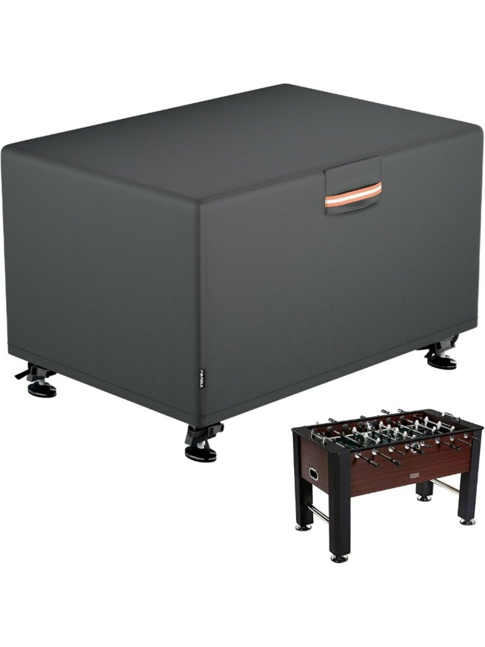Waterproof Foosball Table Cover - Heavy Duty UV Resistant, 63"x45"x35